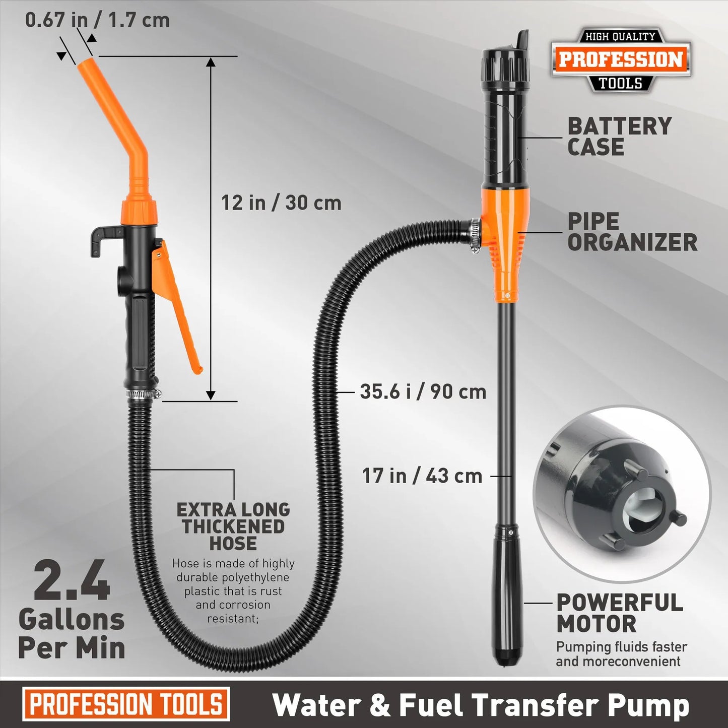 Cordless Fuel Transfer Pump