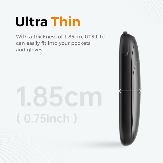 Magnetic Rechargeable Hand Warmers (2-Pack) – Pocket-Size, 3 Heat Levels, Up to 8 Hours